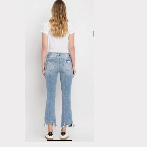 Lovervet by Vervet High Rise Skinny distressed Jeans size 25 - Picture 13 of 16